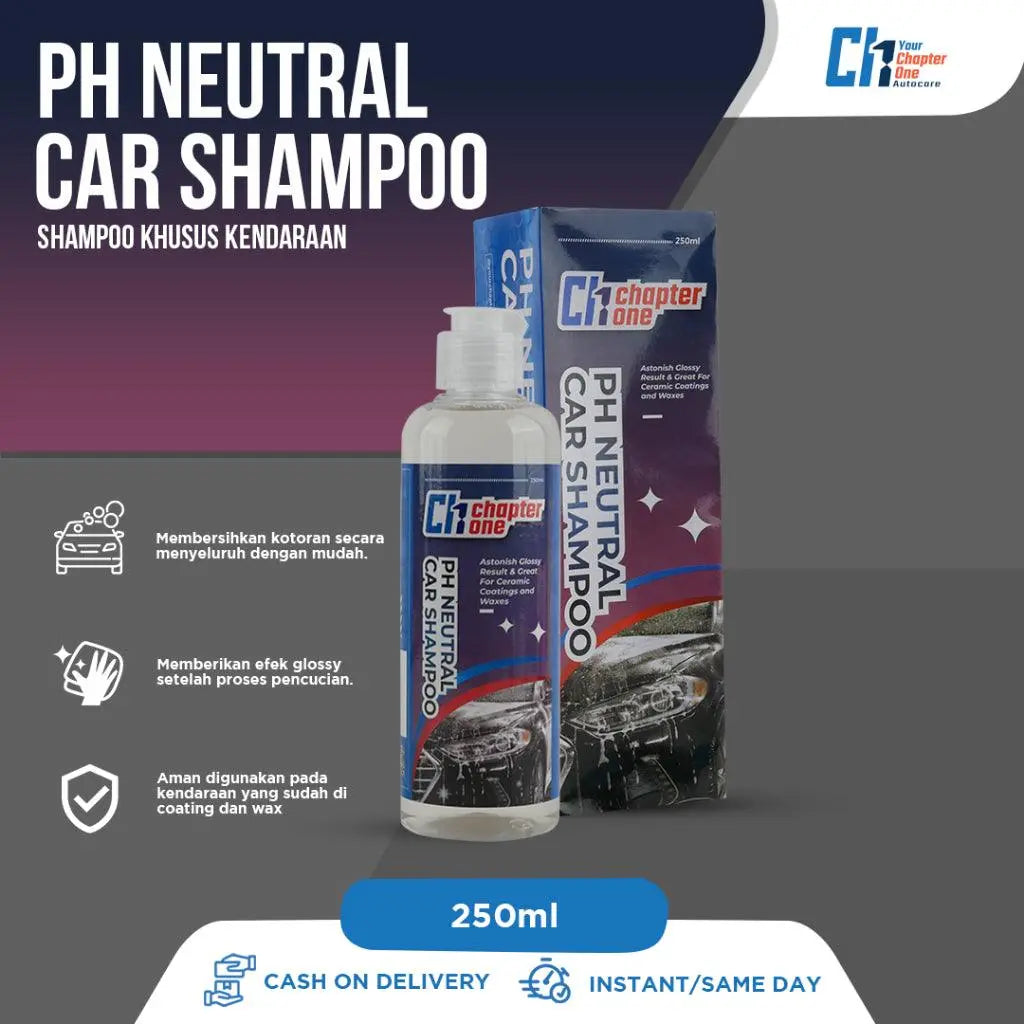 Chapter One PH Neutral Shampoo - Sabun Cuci Mobil & Motor